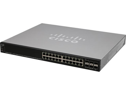 Cisco - SG500X-24MPP-K9 - Network Switch 24-Port 1GB PoE+ 4-Port 10GB SFP+