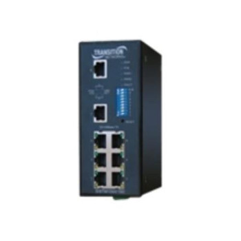 Transition - SISTM1010-180-LRT - Industrial Switch 8-Port 10/100 Extended