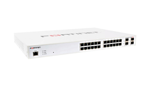 FS-124E-POE - Fortinet - L2+ Managed Poe Switch W/ 24ge +4sfp