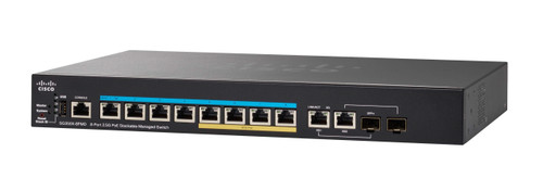 Cisco - SG350x-8PMD-K9 - Network Switch 8-Port Gigabit 2-Port SFP+ Managed