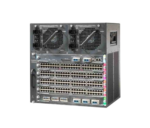 Cisco - WS-C4506-S2+96 - Network Switch 6-Slot Chassis 1000W AC 48-Port