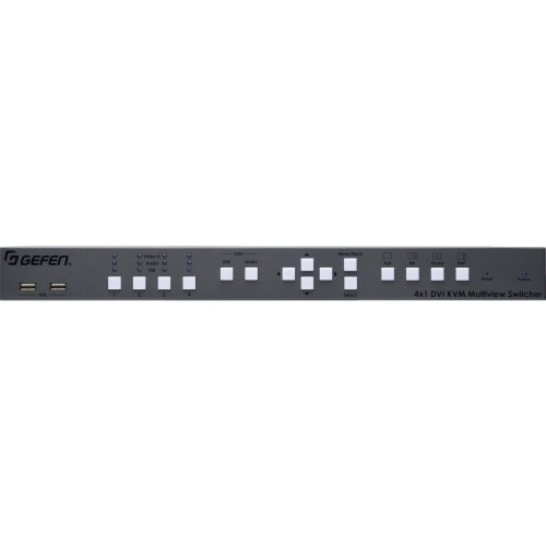 Gefen - EXT-DVIK-MV-41 - KVM Switch 4x1 DVI 1920x1200 USB Rack-mountable