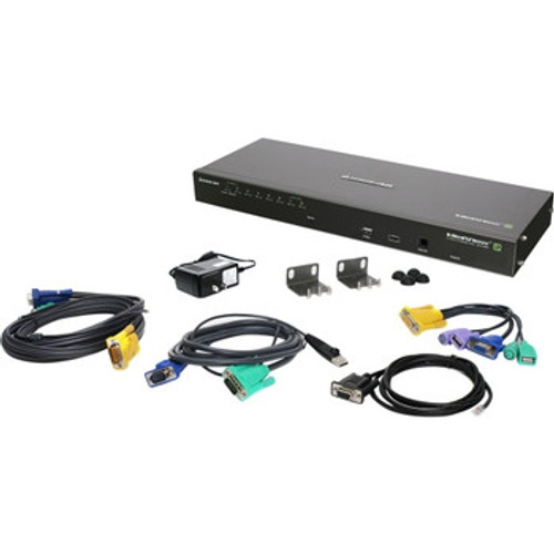 Iogear GCS1808I IP-Based KVM Switch for Server Rack Management