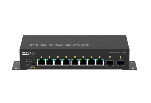 Netgear - GSM4210PX-100NAS - Network Switch 8-Port Gigabit 2x10G PoE+
