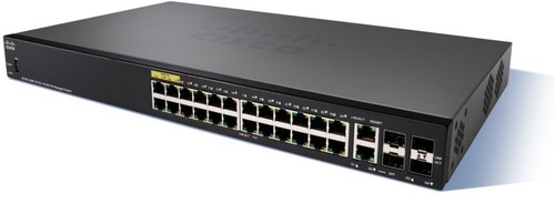 Cisco - SF350-24MP-K9-NA - Network Switch 24-Port 10/100 Max PoE Managed