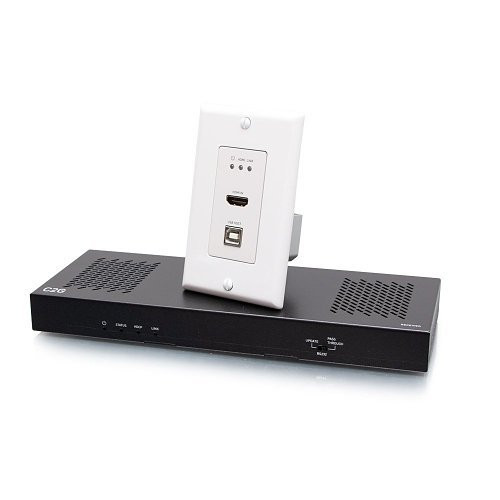 C2G - C2G30024 - HDMI Extender 4K HDBaseT USB RS232 Wall Plate