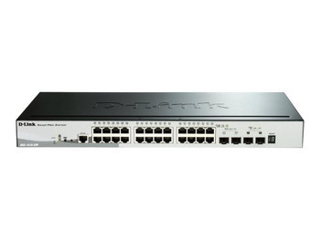 D-Link - DGS151028P - Network Switch 28-Port Gigabit PoE+ 2x SFP+ 10Gbps
