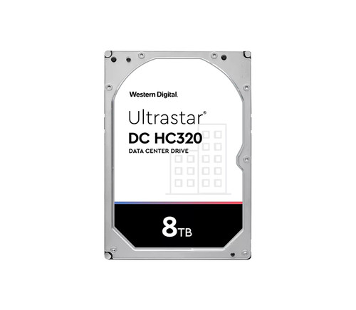 HUS728T8TAL4201 - Western Digital Ultrastar DC HC320 8TB 7200RPM SAS 12Gb/s TCG 256MB Cache 3.5-inch Hard Drive