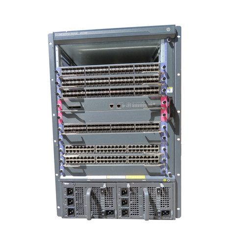HP - JD238BCR - Switch 10 I/O Slots 2 Fabric 16U Rack-mountable