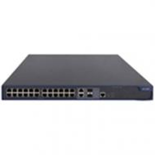 HP 3100-24-PoE 24-Port EI Stackable Managed Fast Ethernet Switch with 2 Gigabit SFP Ports - Layer-4, JD313A