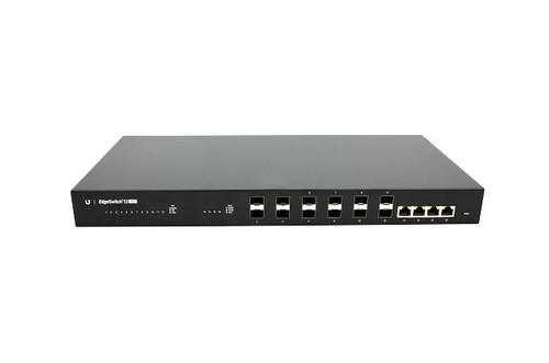 Ubiquiti EdgeSwitch 12x SFP 4x Gigabit RJ45 Managed Switch ES-12F