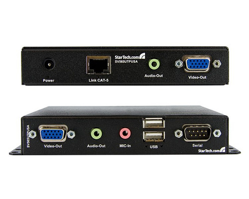 SV565USAGB - Startech USB VGA KVM Console Extender with Serial & Audio Over CAT5 UTP