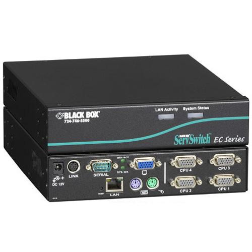 Black - KV9304A-R2 - KVM Switch 4-Port HD-15 Keyboard Mouse Video