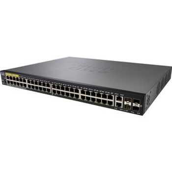 Cisco - SF350-48MP-K9NA-RF - Network Switch 48-Port 10/100 PoE Managed