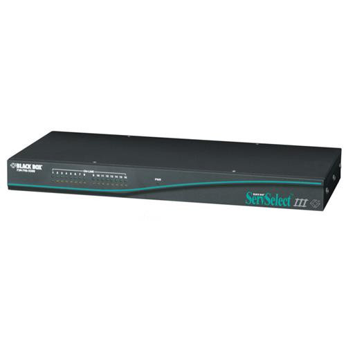 Black - KV22016A-R2 - KVM Switch 16-Port RJ-45 1U Rack-mountable