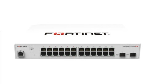 Fortinet - FS-124D-POE-BDL-247-36 - Network Switch 24-Port 100Base-T