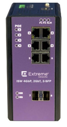 16803 - EXTREME NETWORKS - Extreme networks network switch Managed L2 Gigabit Ethernet (10/100/1000) Power over Ethernet (PoE) Black, Lilac