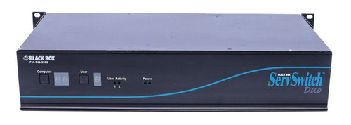 Black - KV6112FA-R2 - KVM Switch 2x12 Port OSD Black