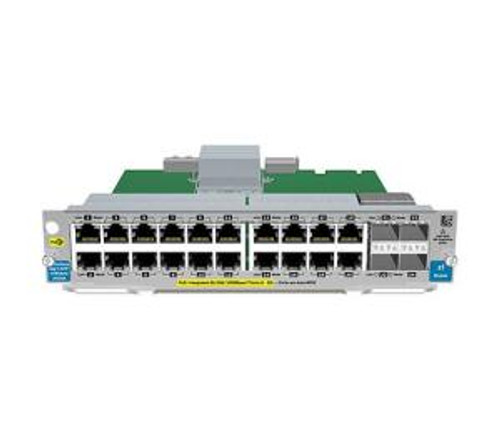 HP J9536-61101 20-Port Gigabit Ethernet PoE+ Expansion Module with 2x SFP+ Ports for ProLiant DL360p Gen8 servers