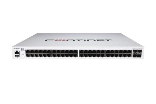 FS-448E-POE - Fortinet FortiSwitch 400 Series 448E 48 x Ports 1000Base-T + 4 x SFP+ Ports Layer2 Man