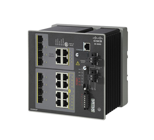 IE-4000-8T4G-E - Cisco - IE-4000 8-Ports 10/100/1000Base-T RJ-45 4x Gigabi