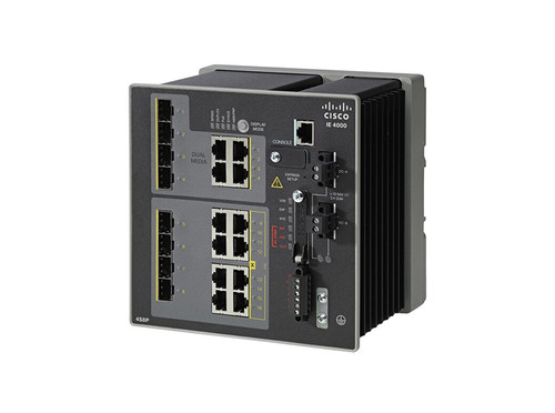IE-4000-4S8P4G-E - Cisco IE 4000 Series 4P SFP 8P RJ-45 PoE L3 Switch