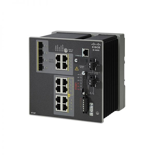 IE-4000-4T4P4GE-RF= - Cisco - IE 4000 Series 8P RJ-45 (4-PoE+) L3 Switch