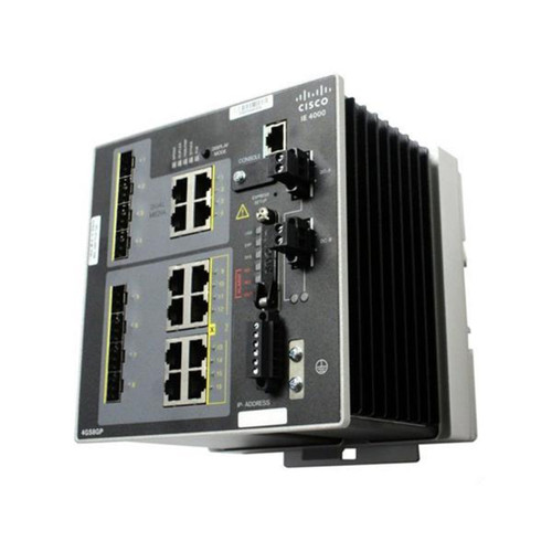 Cisco - IE-4000-4T4P4GE-RF= - Network Switch 8-Port RJ-45 4-PoE+ L3