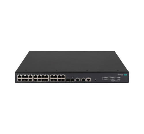 JL823A - Hewlett Packard Enterprise - HPE FlexNetwork 5140 24G PoE+2SFP+2XGT EI Switch - 26 Ports - Manageable - Gigabit Ethernet 10 Gigabit Ethernet - 10/100/1000Base-T 10GBase-X