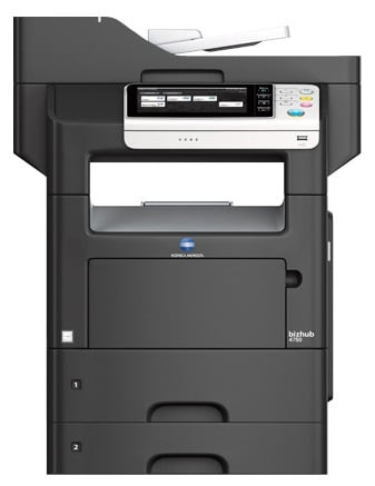 BizHub-4750 Konica Minolta Mono Laser MFP for office printing and scanning