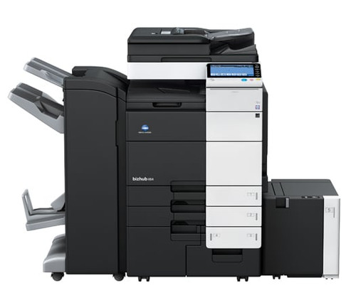 BizHub-654 Konica Minolta Mono Laser MFP for office printing and scanning
