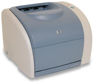 HP Color LaserJet 2500n Color Laser Printer in vibrant color printing for professional use