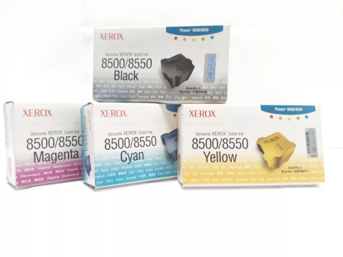 Xerox - Phaser-8550 - Solid Ink Cartridge 4-Pack Black Cyan Magenta Yellow