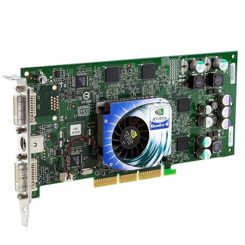 Nvidia Quadro-4 900XGL 128MB Dual DVI AGP Video Graphics Card for Gaming and Design