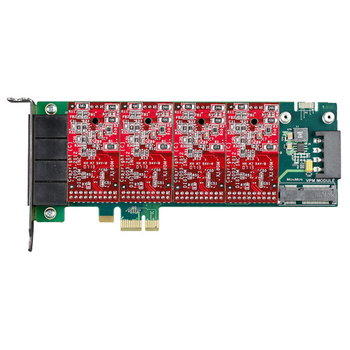 Digium - 1A4B02F - Telephony Card 4-Port FXO PCI-e