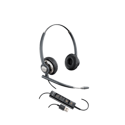Plantronics - 203478-01 - Headset USB Binaural Over-the-head Noise