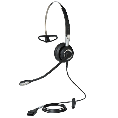 Jabra - 2486-820-209 - Headset Mono Noise Cancelling Wideband QD