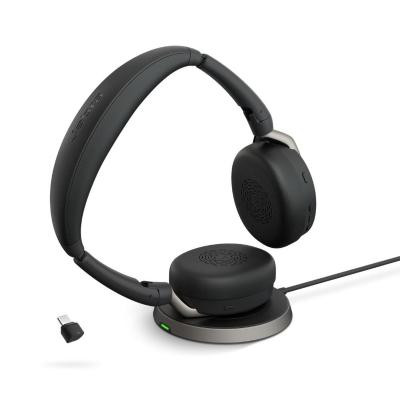 Jabra - 26699-989-889-01 - Wireless Headset Stereo UC USB Charging Stand