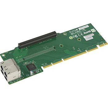 Supermicro - AOC-2UR66-i4G - Riser Card 2U 4-Port GbE