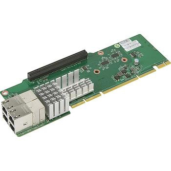Supermicro - AOC-2UR6N4-I4XT-O - Riser Card 2U 4x 10GBase-T 4x NVMe