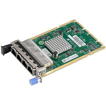 Supermicro - AOC-AG-I4M - Network Adapter 4-Port Gigabit Ethernet RJ45 OCP