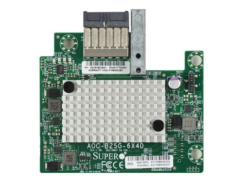 Supermicro - AOC-B25G-6X4D - Network Adapter Dual Port 25GbE Mezzanine