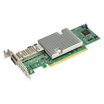 Supermicro - AOC-S100G-B1C - Network Adapter 100Gbps QSFP28 Low-Profile