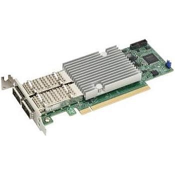 Supermicro - AOC-S100G-B2C - Network Adapter Dual Port 100GbE QSFP28