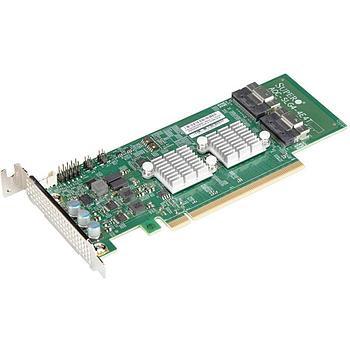 Supermicro - AOC-SLG4-4E4T - Add-on Card 4-Port M.2 NVMe PCIe Gen4 x16