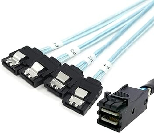 Supermicro CBL-0137L-02 12.6in iPass to 4 SATA Straight Cable for Servers Supermicro CBL-0137L-02 12.6in iPass to 4 SATA Straight Cable for Servers