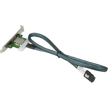 Supermicro - CBL-0351L - Cable MiniSAS Internal to External 2.78ft