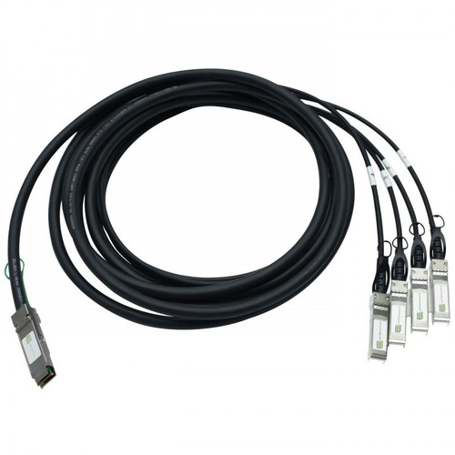 Supermicro - CBL-NTWK-0939 - Cable 40GbE QSFP+ to 4x 10GbE SFP+ 6.56ft