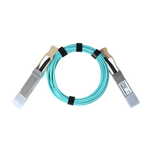 Supermicro 56Gb/s QSFP to QSFP FDR Fibre Active Optical Cable, 32.81FT, compatible with servers, data centers