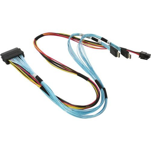 Supermicro - CBL-SAST-0950 - Cable Oculink 1.0 55/70CM 32/24 20AWG